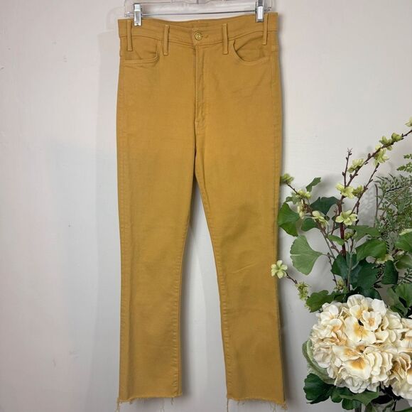 MOTHER The Hustler Ankle Fray Jeans | 30 | Tinsel | Anthropologie - Picture 1 of 15